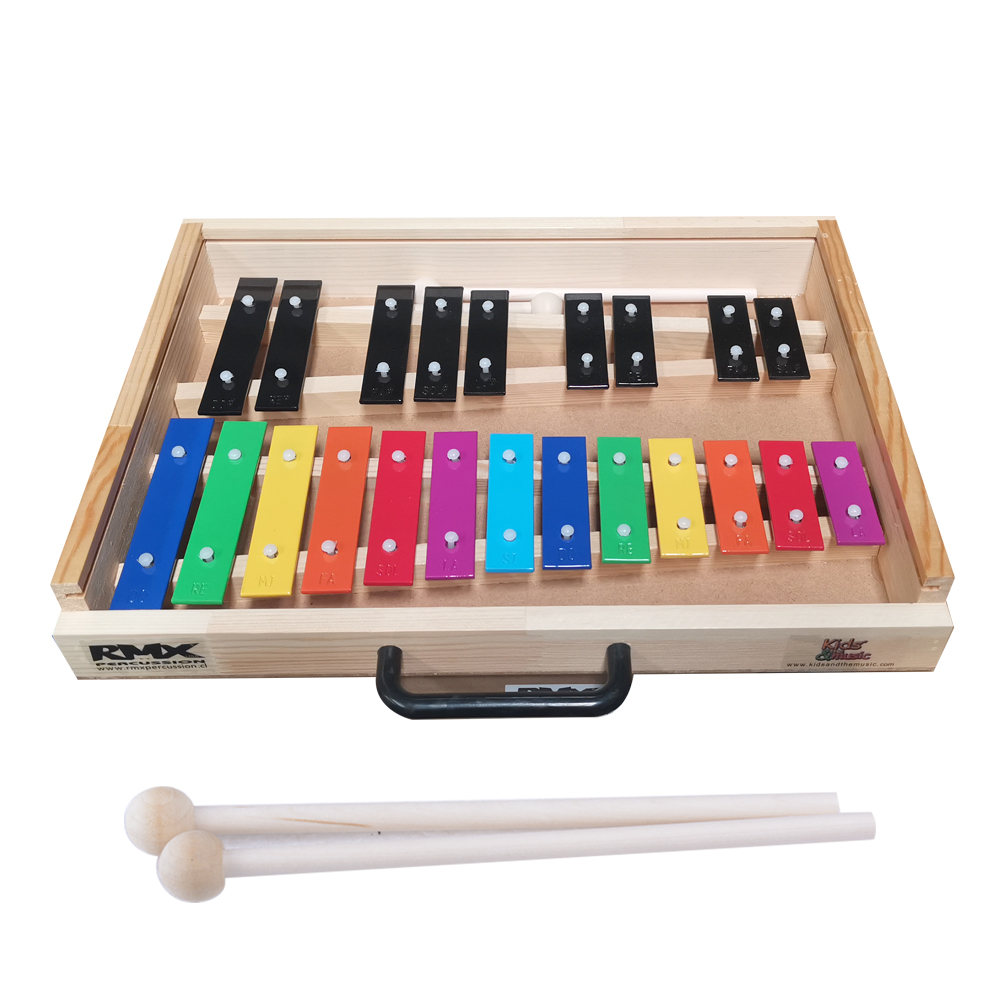 METALOFONO 22 NOTAS COLOR C/CAJA RMX                       