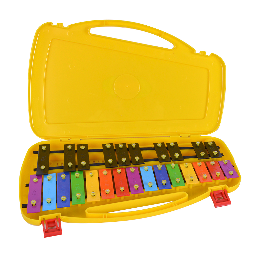 METALOFONO 25 NOTAS,PBL COLOR -AMARILLO RMX