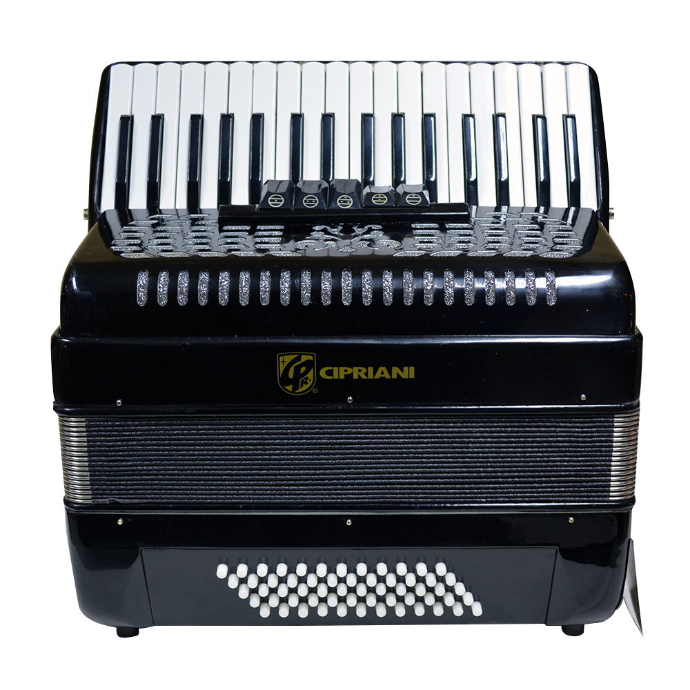 ACORDEON 60 BAJOS- 5REG. NEGRA CPA-60-5NG CIPRIANI