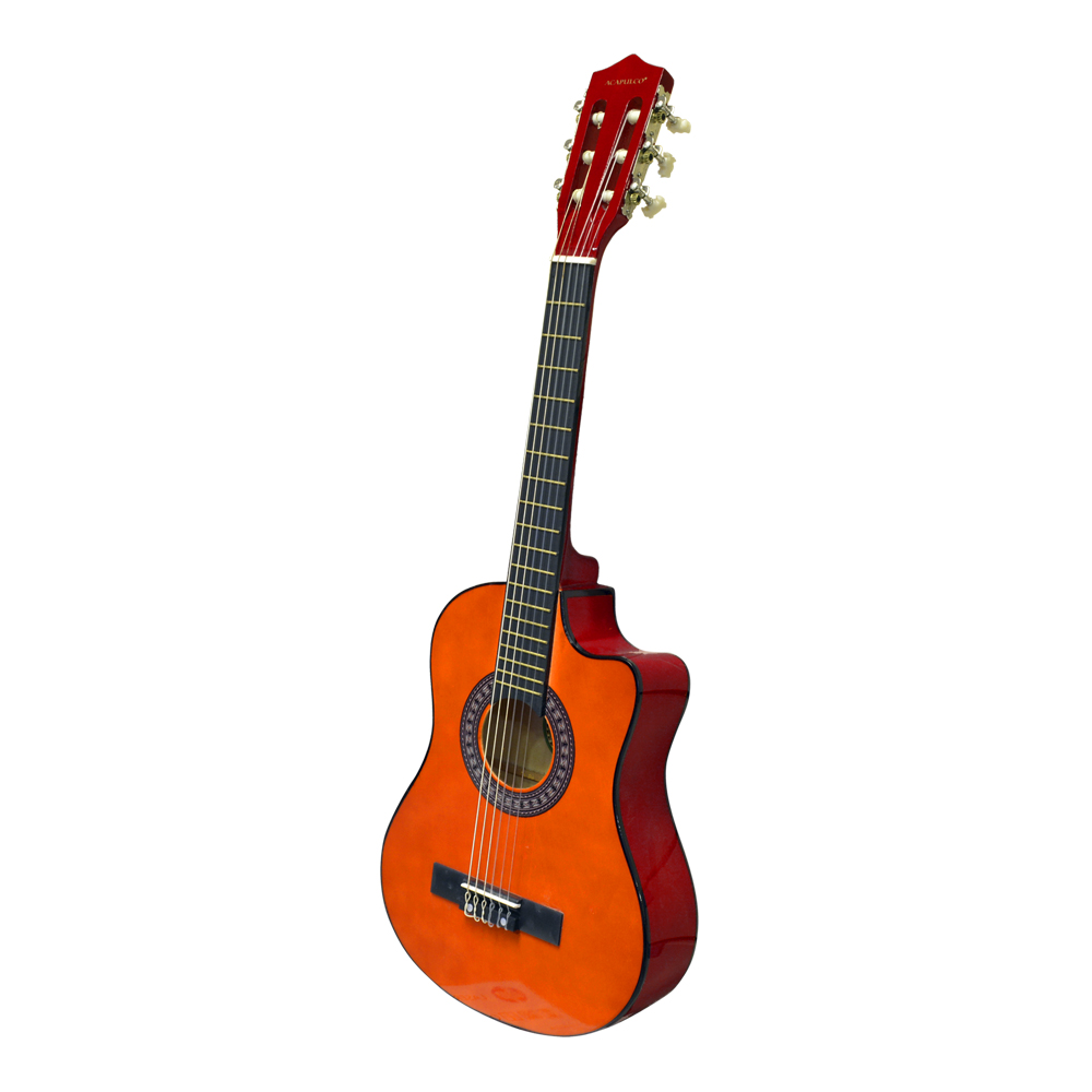 GUITARRA CLAS.CUTAWAY 31L.ORANGE ML-103/LO C/FUNDA