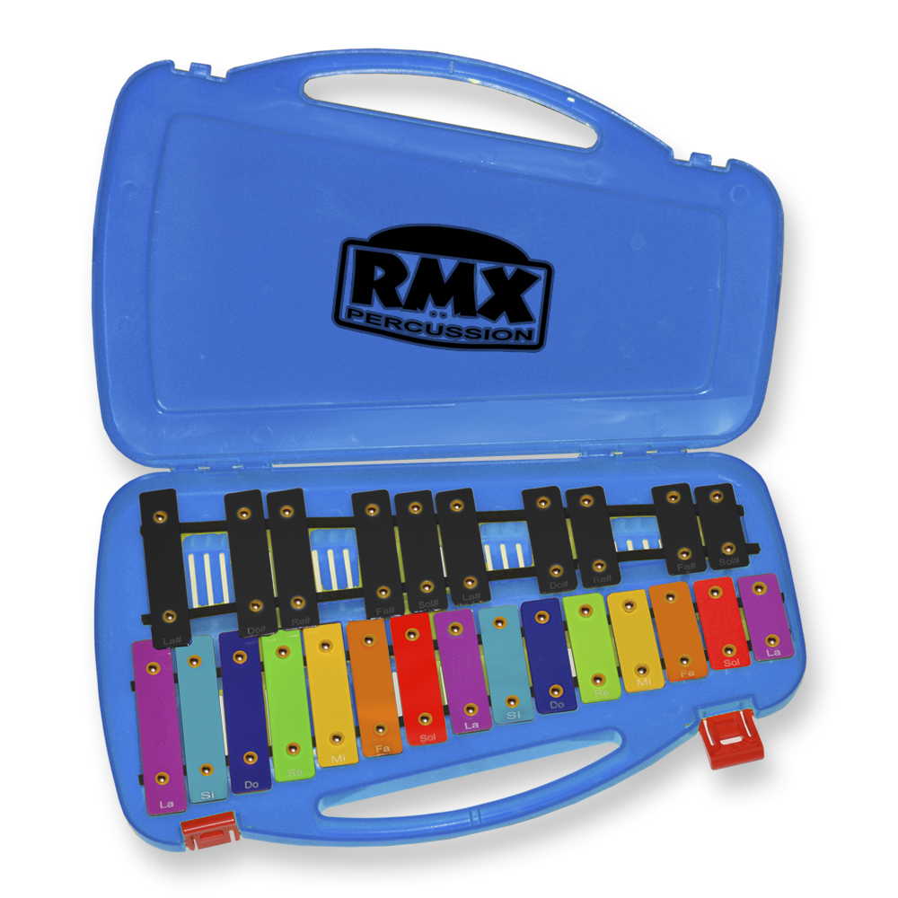 METALOFONO 25 NOTAS COLOR - CAJA AZUL RMX         