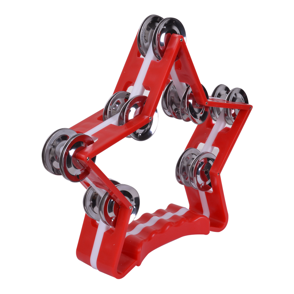 PANDERO MODELO TR-10 ESTRELLA ROJO RMX                   