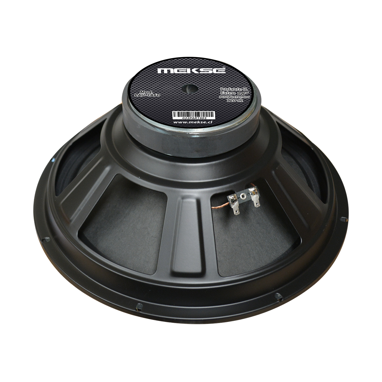 PARLANTE RANGO EXTENDIDO 18 800W 120OZ MODELO PAU-1860 MEKSE