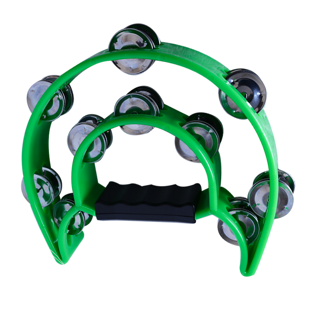 PANDERO MEDIA LUNA VERDE DOBLE STR-44K/GR SCORPION   