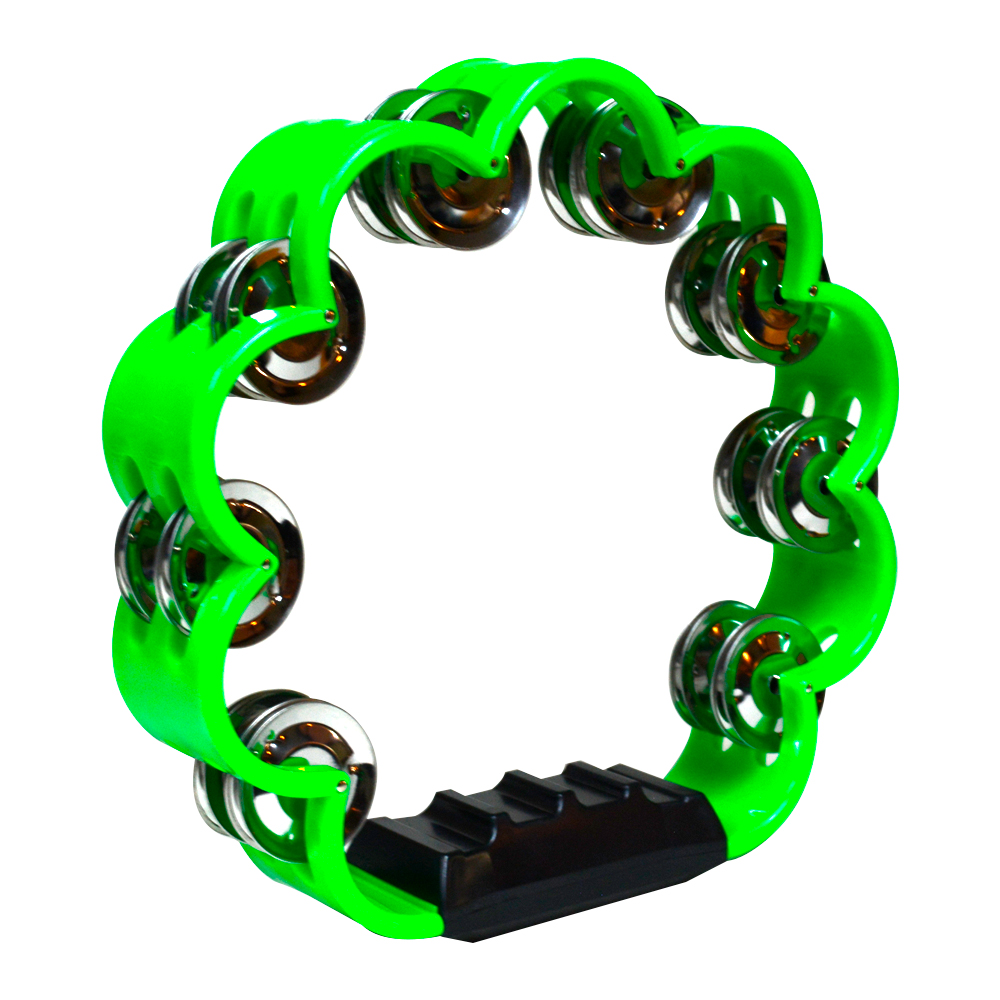 PANDERO MODELO N-23 M/FLOR VERDE RMX                       