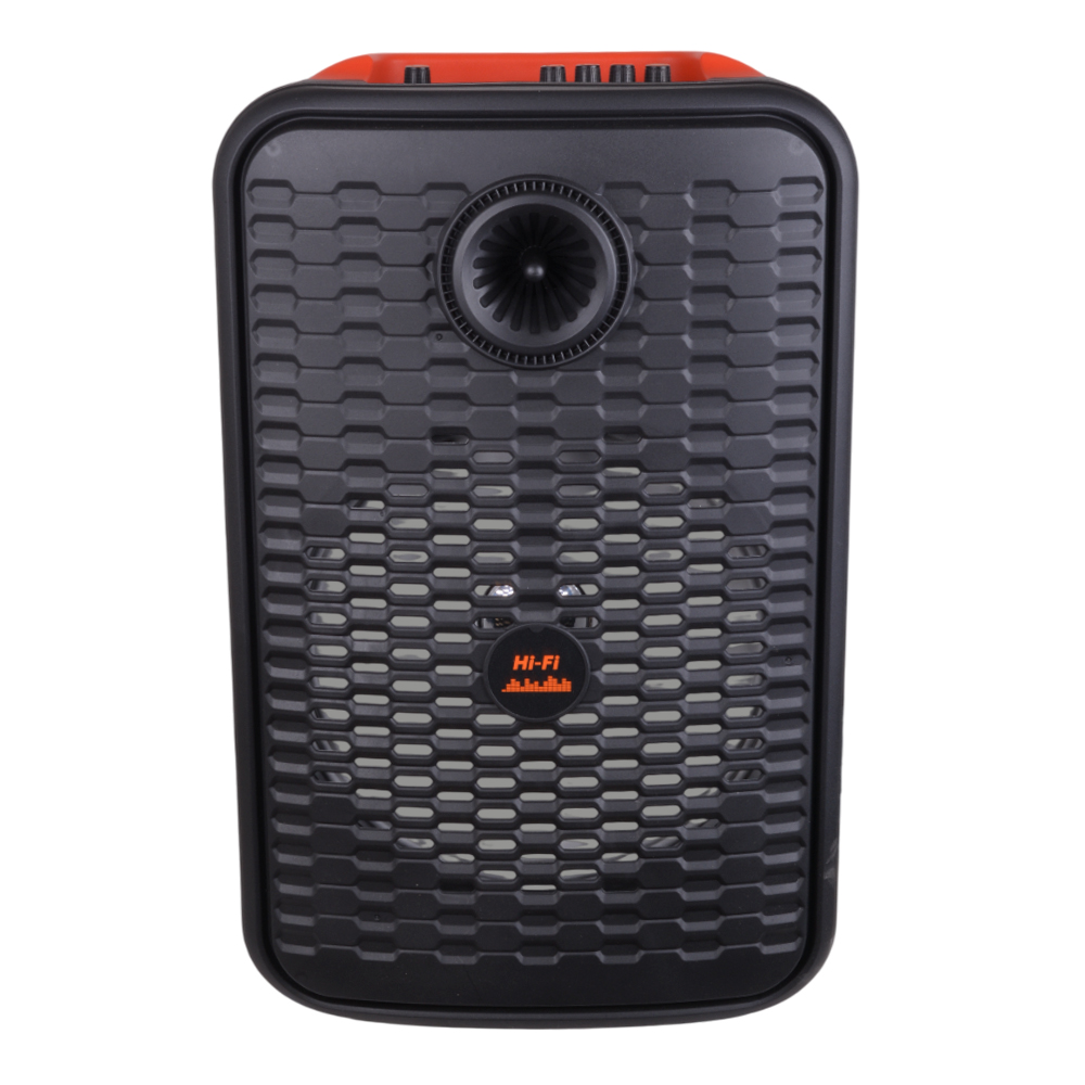 PARLANTE PORTATIL 12 BT/MP3/FM/LED + 2 MICROFONOS PS-12250 BEST AMERICA