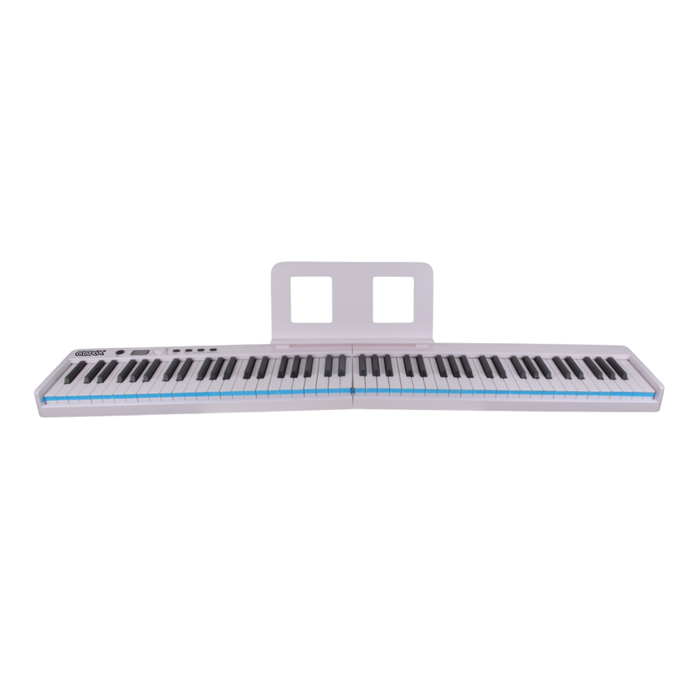 PIANO DIGITA 88 NOTAS PORTATIL BLANCO COXX FOLD + FUNDA