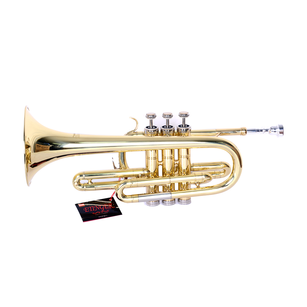 TROMPETA DE NIÑO COLOR DORADA MODELO TRO-21 ETINGER