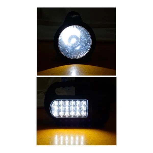 LINTERNA RECARGABLE 1/3WLED+PANEL 18SMD 10HRS BAL-1005 BESTAMERICA