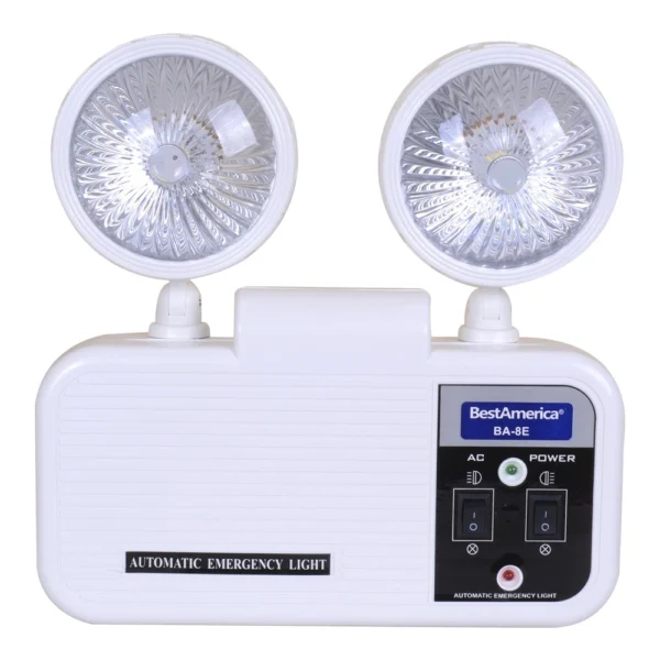 LAMPARA EMERGENCIA 2LED MODELO BA-8E BESTAMERICA