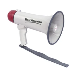 MEGAFONO 25WATT + BATERIA RECARGABLE 12VT MOD.25SBR BESTAMERICA