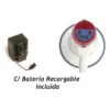 MEGAFONO 25WATT + BATERIA RECARGABLE 12VT MOD.25SBR BESTAMERICA