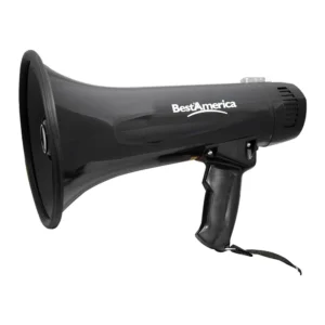 MEGAFONO NEGRO 25W/600MT SIRENA 26SBR/BK BESTAMERICA