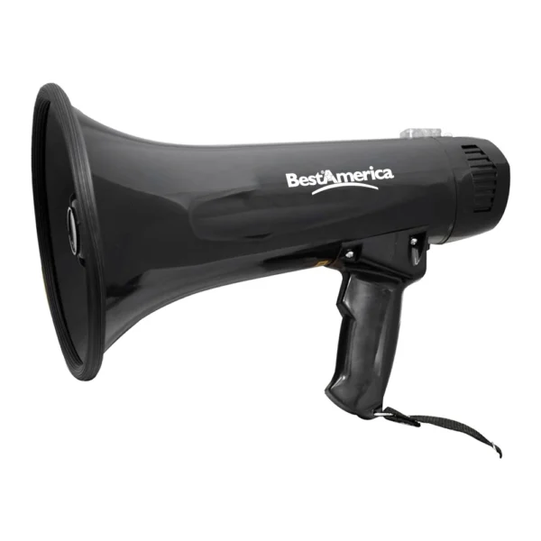 MEGAFONO NEGRO 25W/600MT SIRENA 26SBR/BK BESTAMERICA