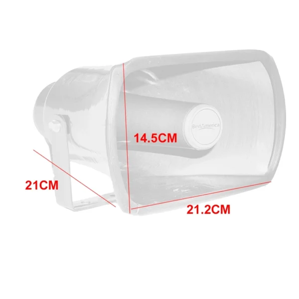 BOCINA MC.280BG 8X5 25W. 8HMS BESTAMERICA