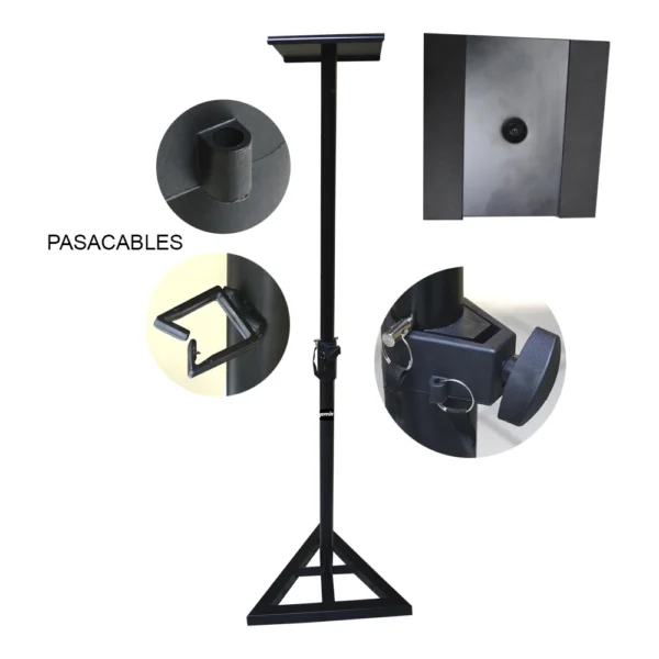 ATRIL PARLANTE/MONITOR (60-130CM/60KG) GEMINI, SPG