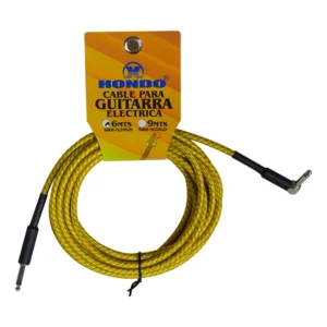 CABLE GUITARRA ELECTRICA 6MTS MOD.SWH-6/20GD HONDO