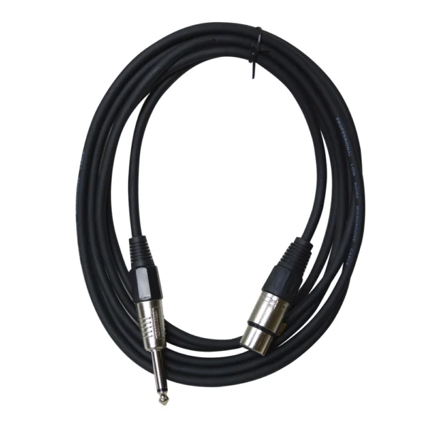CABLE MICROFONO DESBALANCEADO PLUG 6,3-XLR H 10MT CARVER ESSENT MEPX-02