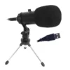 MICROFONO CONDENSADOR. USB + ATRIL SMC-22B CARVERPRO
