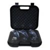SET DE 3 MICROFONOS + PORTA MICROFONO MODELO CH33-3BK CARVERPRO