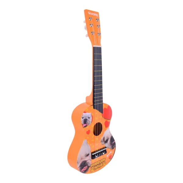 GUITARRA NIÑO 25 MODELO BULLDOG COLOR CAFÉ