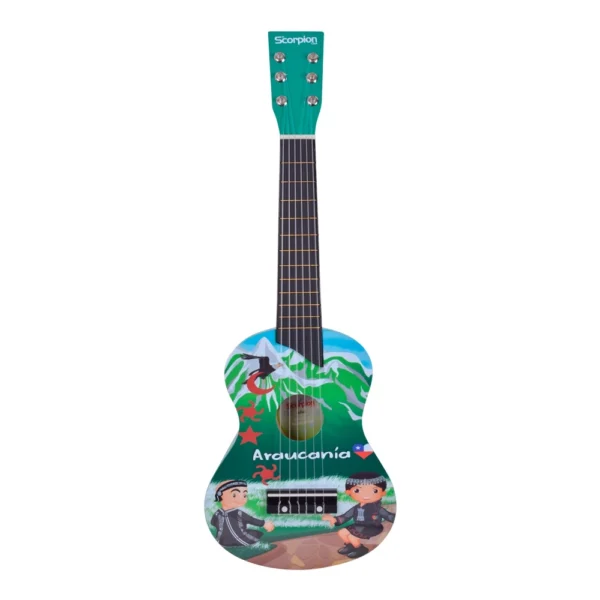 GUITARRA NIÑO 25  MODELO WALMAPU COLOR VERDE