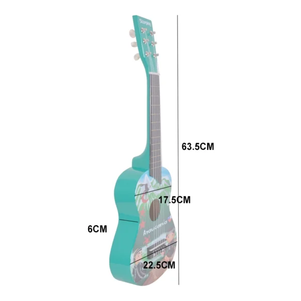 GUITARRA NIÑO 25  MODELO WALMAPU COLOR VERDE