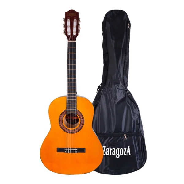 GUITARRA CLASICA 36 LIGHT ORANGE  ZARAGOZA + FUNDA ZAR-636N