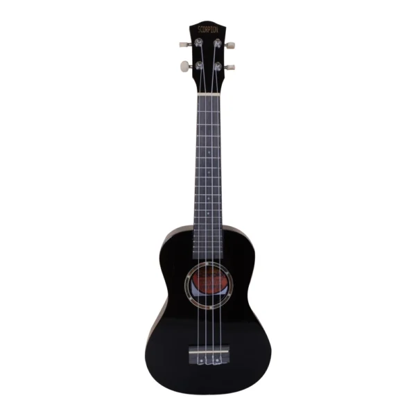 UKELELE TENOR NEGRO 24 MODELO SCUK-10T SCORP