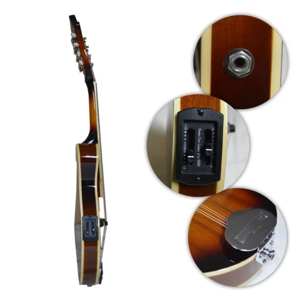 MANDOLINA ACUSTICA VIVALDI-1 8 CUERDAS MEISTEHAFT + ESTUCHE