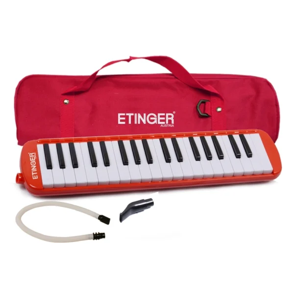 MELODICA ROJA 37 NOTAS + FUNDA ERN-370/R ETINGER