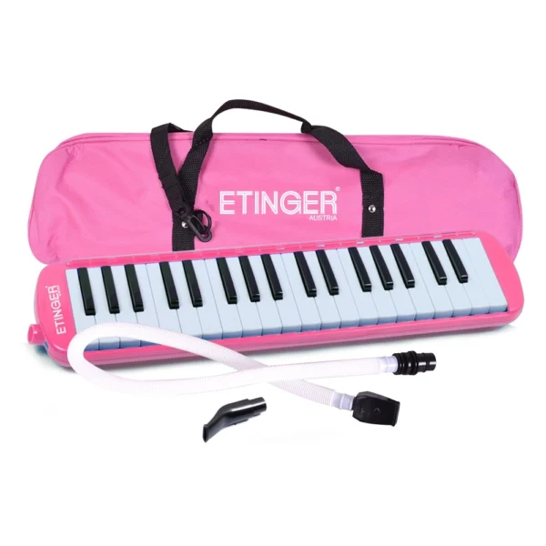 MELODICA ROSADA 37 NOTAS + FUNDA ERN-370/R ETINGER