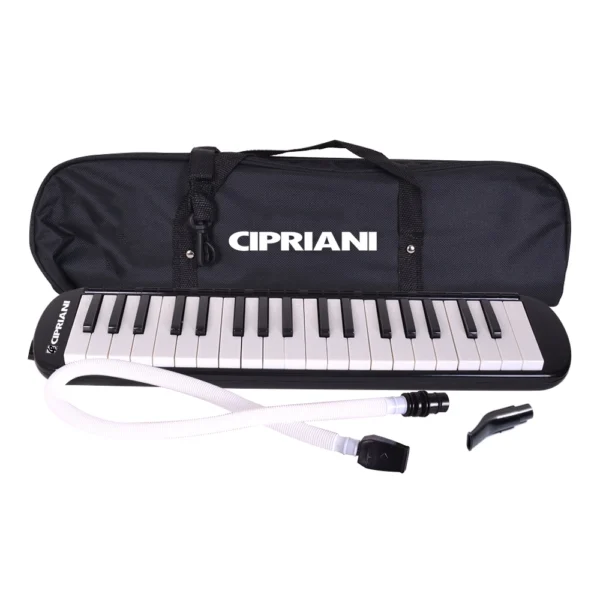 MELODICA NEGRA 37 NOTAS + FUNDA LCV-37/BK CIPRIANI