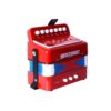 ACORDEON NIÑO 3 BAJOS ROJA MODELO MT-2018 MEISTEHAFT