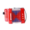ACORDEON NIÑO 3 BAJOS ROJA MODELO MT-2018 MEISTEHAFT