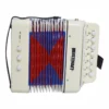 ACORDEON NIÑO 3 BAJOS BLANCA MODELO MT-2018 MEISTEHAFT