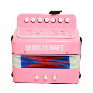 ACORDEON NIÑO 3 BAJOS ROSADO MODELO MT-2018 MEISTEHAFT