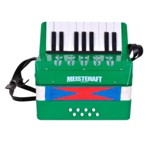 ACORDEON NIÑO 8 BAJOS VERDE MODELO MT-3020 MEISTEHAFT