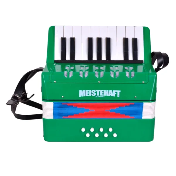 ACORDEON NIÑO 8 BAJOS VERDE MODELO MT-3020 MEISTEHAFT