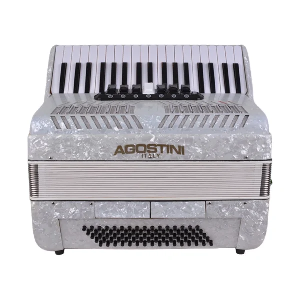 ACORDEON 80 BAJOS 7+2 REGISTROS BCA. AGT-807/WH AGOSTINI