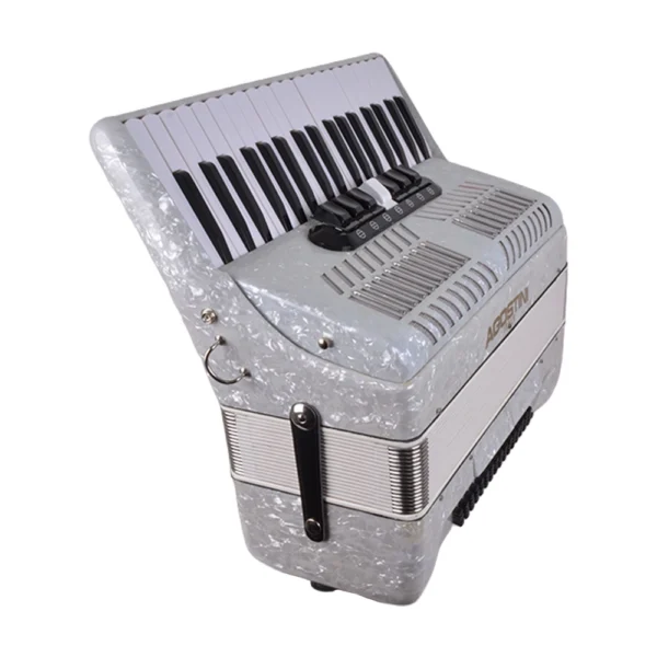 ACORDEON 80 BAJOS 7+2 REGISTROS BCA. AGT-807/WH AGOSTINI