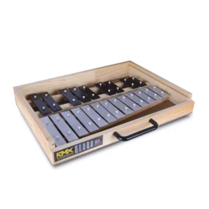 METALOFONO 22NOTAS CROMADA CAJA MADERA