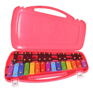 METALOFONO 25 NOTAS COLOR -FUCSIA RMX