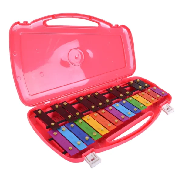 METALOFONO 25 NOTAS COLOR -FUCSIA RMX