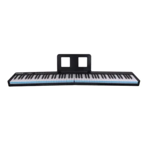 PIANO DIGITAL 88 NOTAS PORTATIL NEGRO COXX FOLD + FUNDA