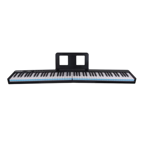PIANO DIGITAL 88 NOTAS PORTATIL NEGRO COXX FOLD + FUNDA
