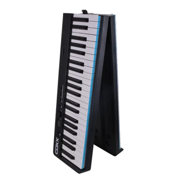 PIANO DIGITAL 88 NOTAS PORTATIL NEGRO COXX FOLD + FUNDA