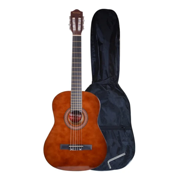 GUITARRA CLASICA 39 CUERDAS NYLON SCG-030DB + ALMA HABANO