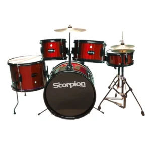 BATERIA JUNIOR 5PCS.PL+PISO(ROJA)SCB-5R/SCORPION