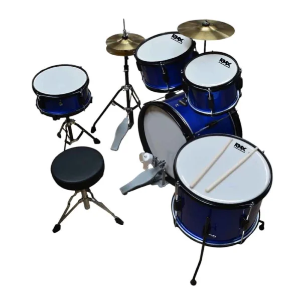 BATERIA JUNIOR 5PCS. PL+PISO(AZUL)JUDR-1A/RMX